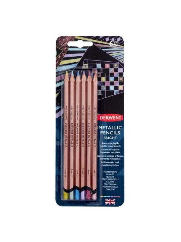 Set 6 creioane metalice Derwent 2305601