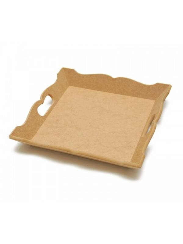 Tava patrata MDF Ilyas (Marime: 28 x 28 x 6cm)