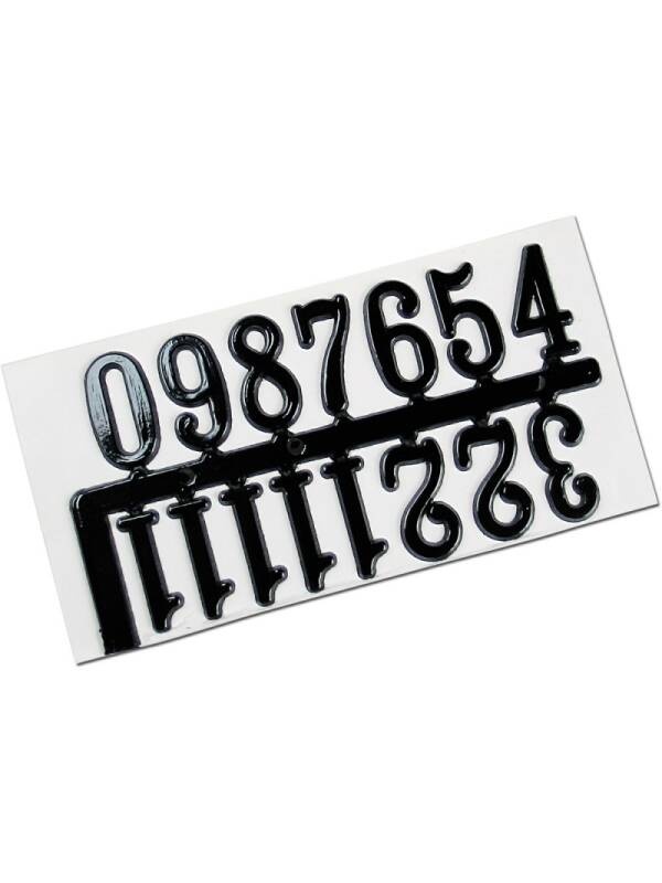 Cifre din plastic pentru ceas 20 mm Meyco 28473
