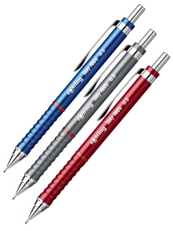 Creion mecanic Rotring Tikky Retro 0.7 mm (Culoare creion mecanic Tikky Retro: Gri)