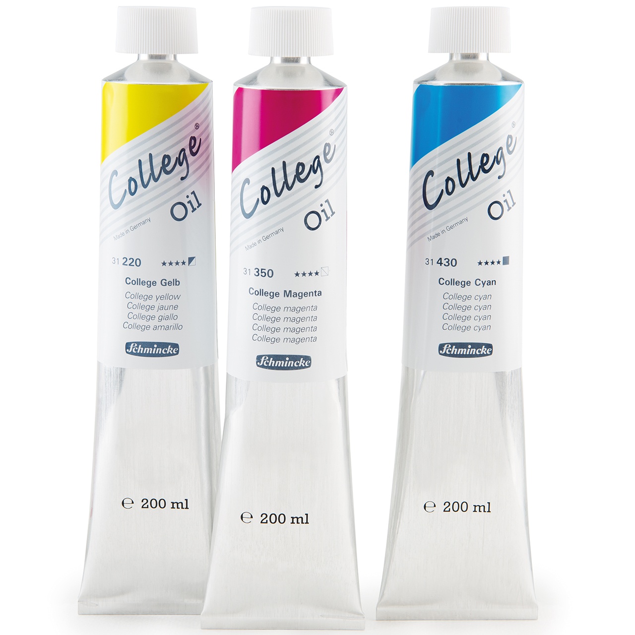 Culori de ulei Schmincke College - 200 ml (Culoare: carmine red 330)