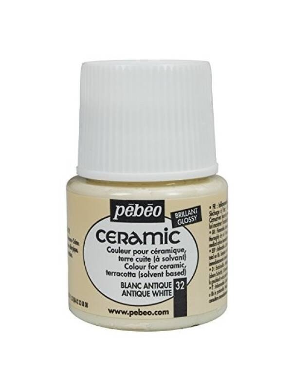 Culori pentru ceramica 45 ml Pebeo (Culoare: 32 antique white)
