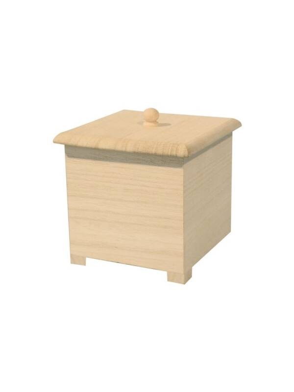 Cutie patrata cu capac 8.5 x 8.5 x 11.5 cm Graine Creative 102004