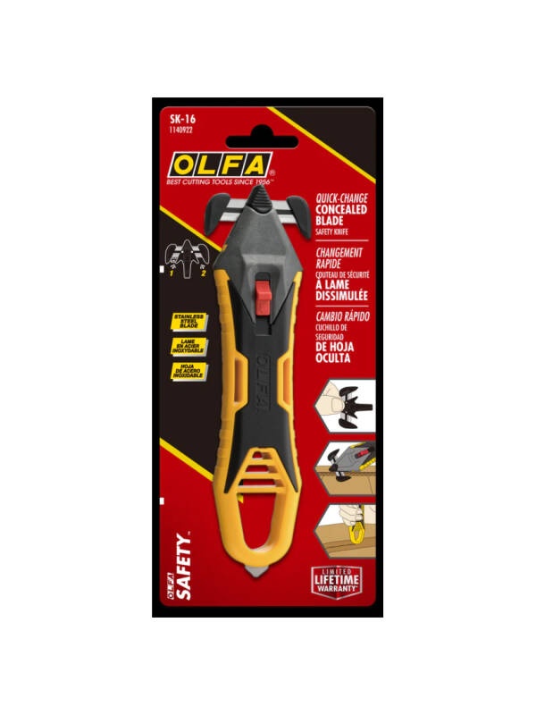 Cutter de siguranta cu lama ascunsa Olfa SK-16