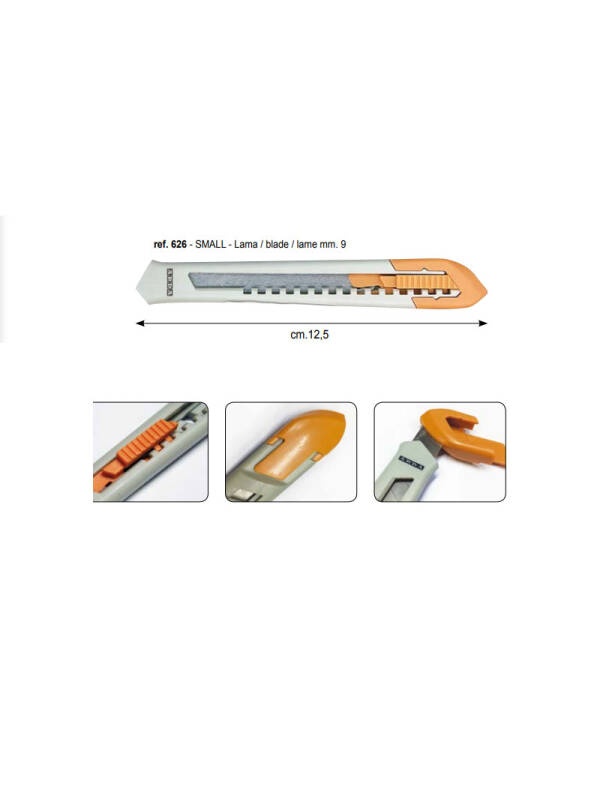 Cutter mic ABS 9mm Arda 626