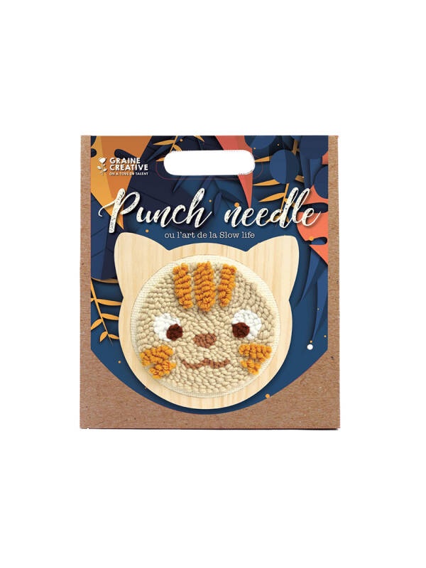 kit broderie ac persan Pisica 15 cm Graine Creative 420208
