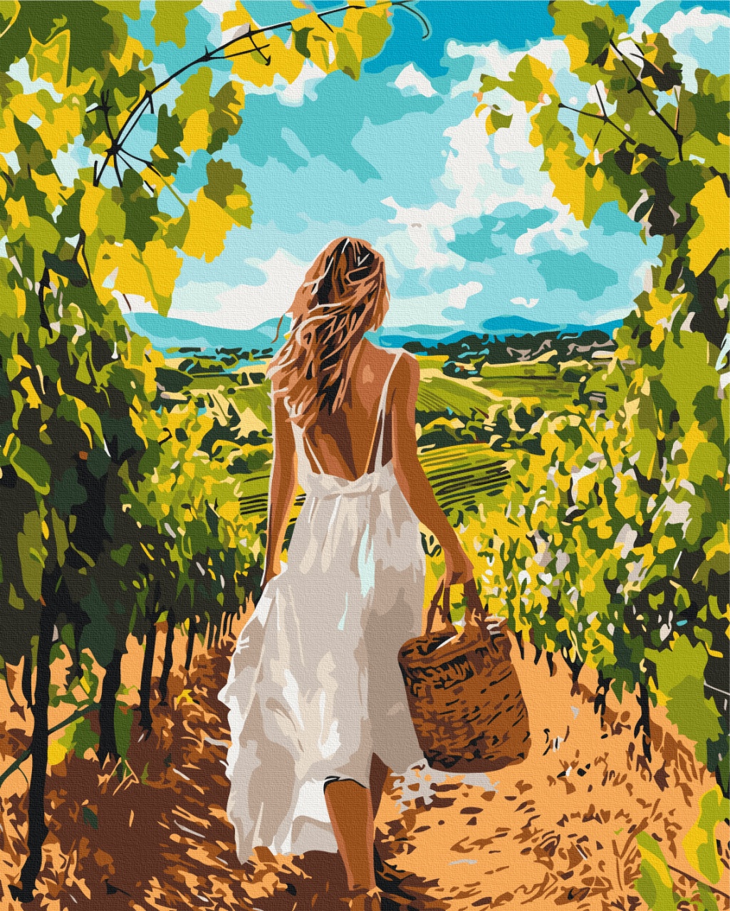 Kit pictura pe numere Grape Alley 54313