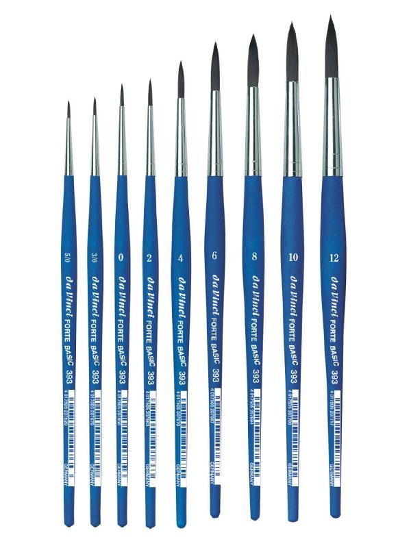 Pensula Rotunda Forte Basic da Vinci Seria 393 (Marime: 2)