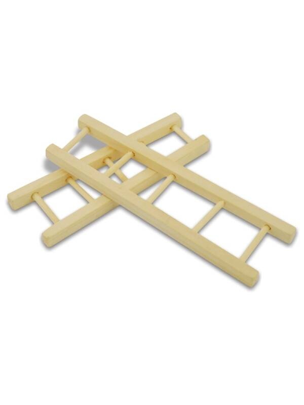 Set 2 scari din lemn decorative Meyco 405-47