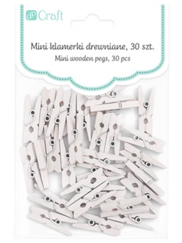 Set 30 Carlige decorative albe Dp Craft CEOZ-145