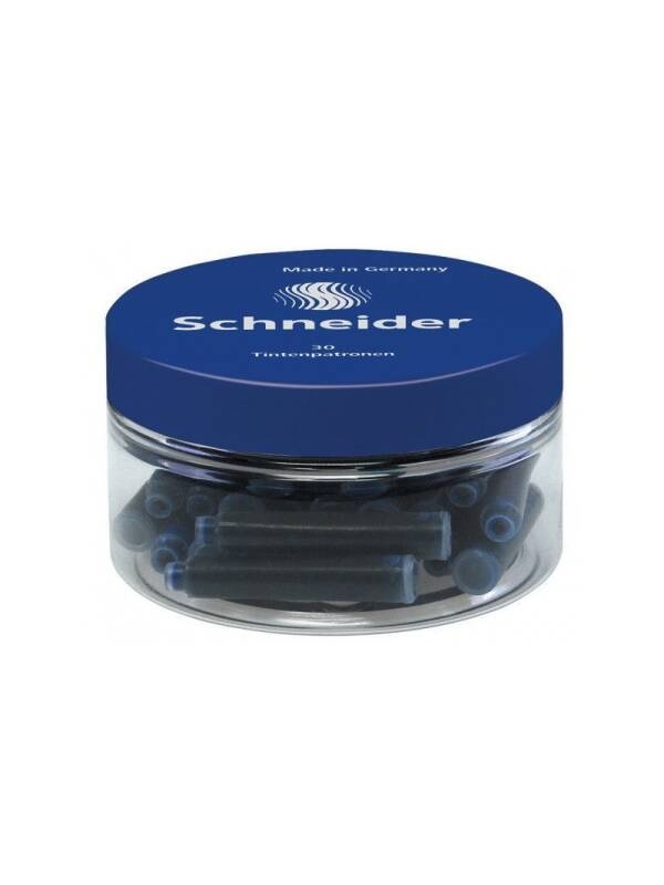Set 30 cartuse cu cerneala albastra Schneider 6703