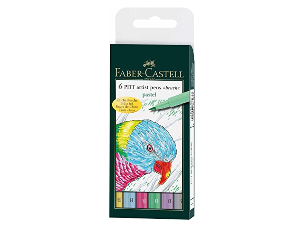 Set 6 Markere Brush Pitt Artist (culori pastel) 167163