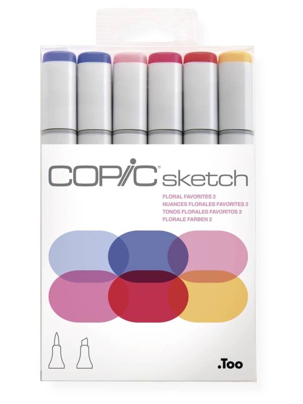 Set 6 Markere Copic Sketch Floral Favorites 2 21075669