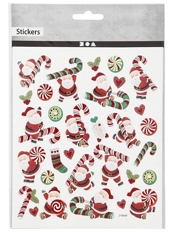 Set abtipilduri Bomboane si Mos Craciun - Iarna Creativ Company 298941