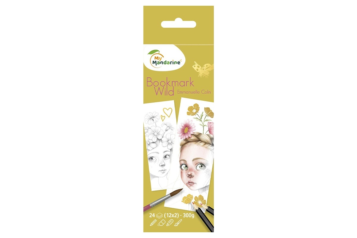 Set De Colorat Semne De Carte Graffy Bookmark Wild Avenue Mandarine GY173C