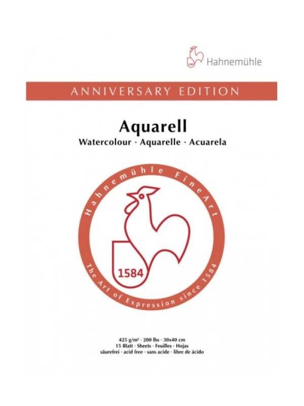 Bloc acuarela Anniversary 425 g/mp Akademie Hahnemuhle (Marime: 30 x 40 cm, cod 10650071)