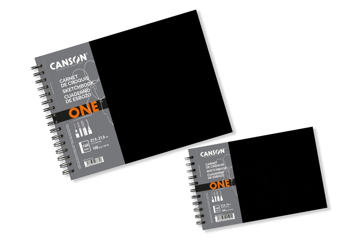 Carnet De Schite Cu Spira Pe Latura Scurta Art Book One Canson (Marime: 21.6 x 27.9cm)