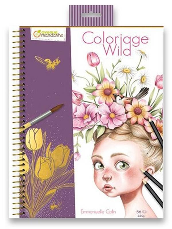 Carte de colorat Wild Dream 30 file Avenue Mandarine GY163C