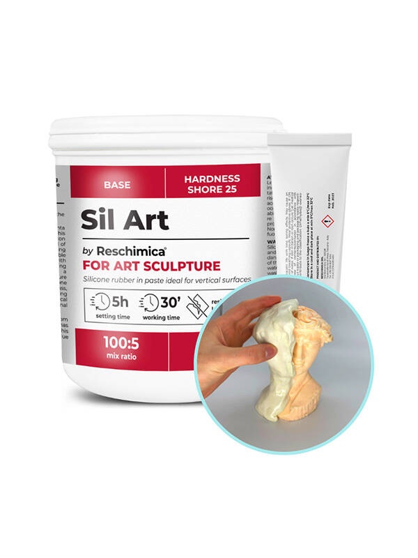 Cauciuc siliconic Sil Art pentru mulaje 1 kg Reschimica IA1