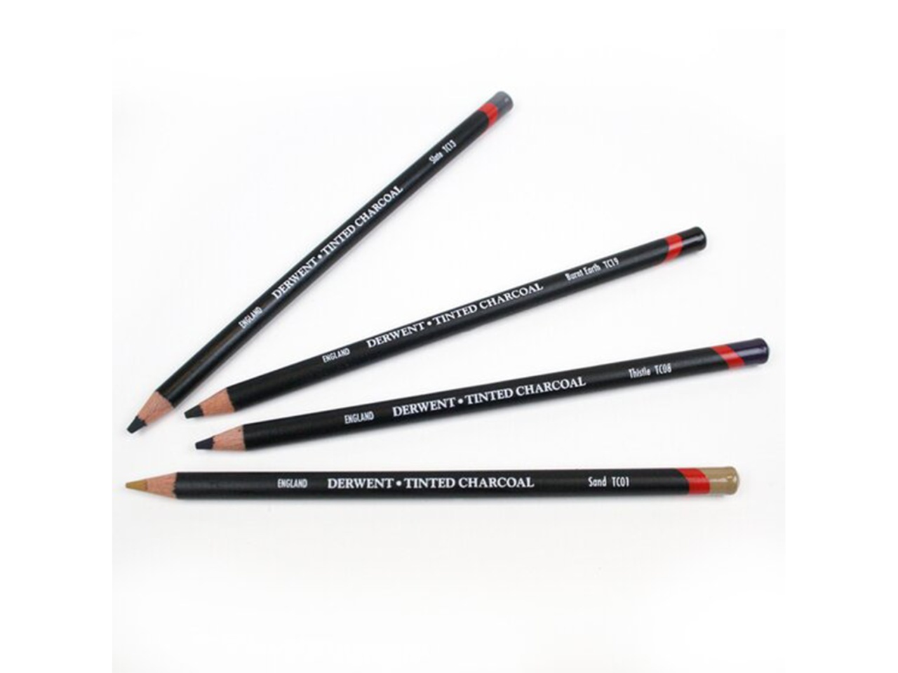 Creioane carbune Tinted Charcoal Derwent (Culoare: TC09 Bilberry)