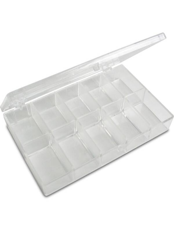 Cutie plastic 10 compartimente 12 x 7.5 x 2.3 cm Meyco 132-01
