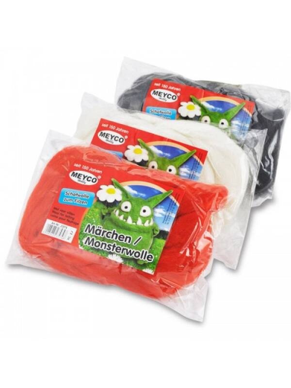 Lana netoarsa pentru filtuit 40g Monsterwolle Meyco (Culoare: 23577 maro)