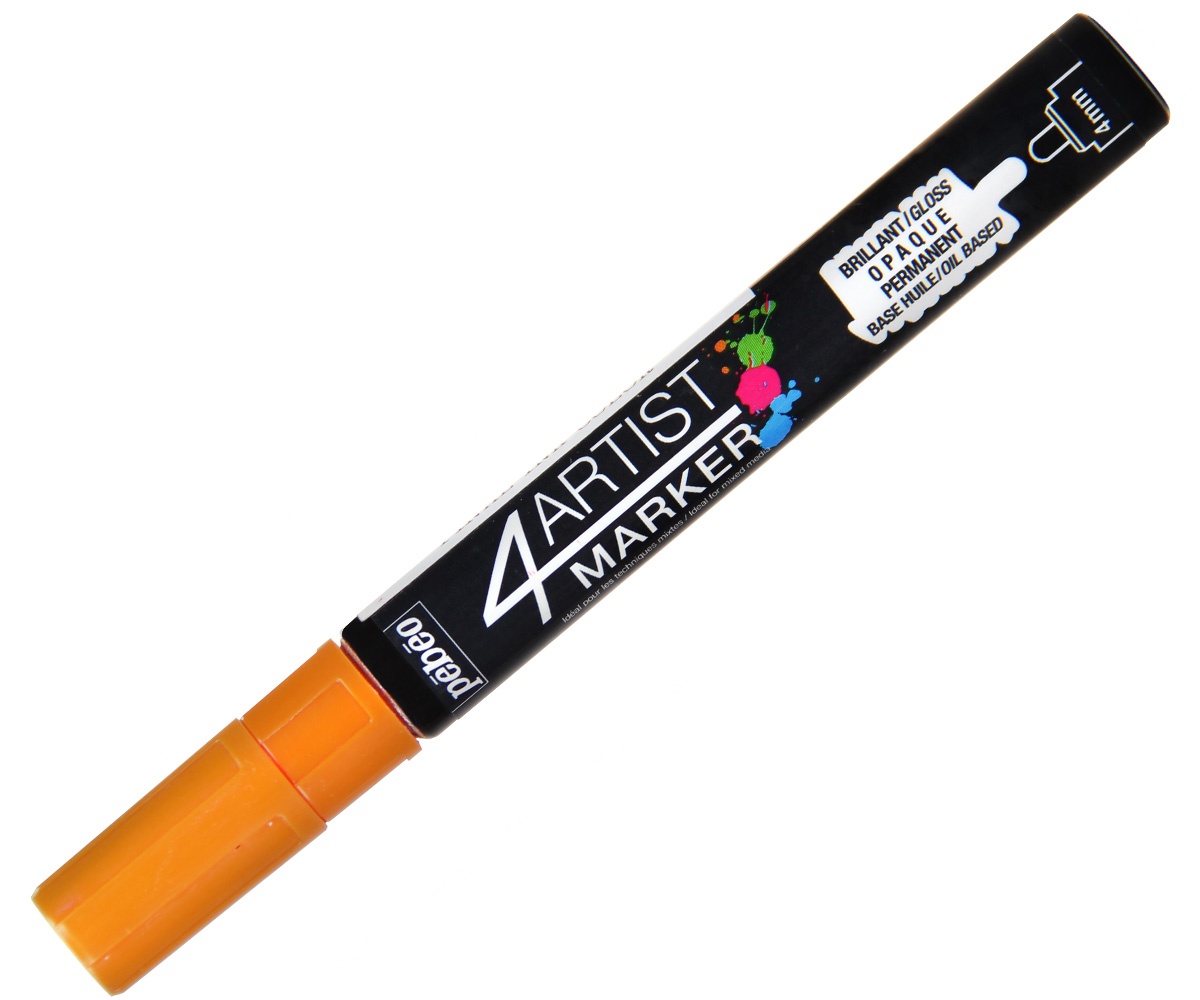 Marker vopsea ulei 4artist Pebeo 4mm (Culoare: red 07)