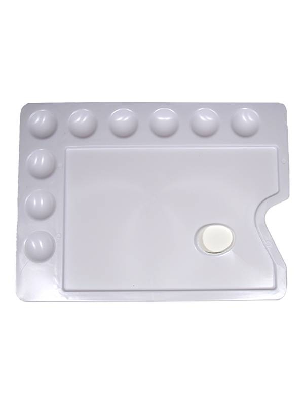 Paleta rectangulara din plastic pentru pictura 20x30cm DiVolo