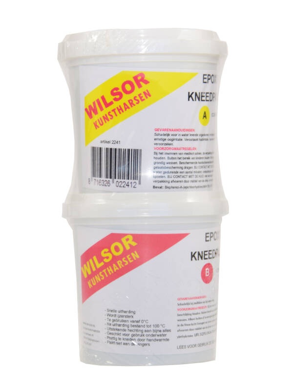 Pasta epoxidica bicomponenta 500g Wilsor 2241