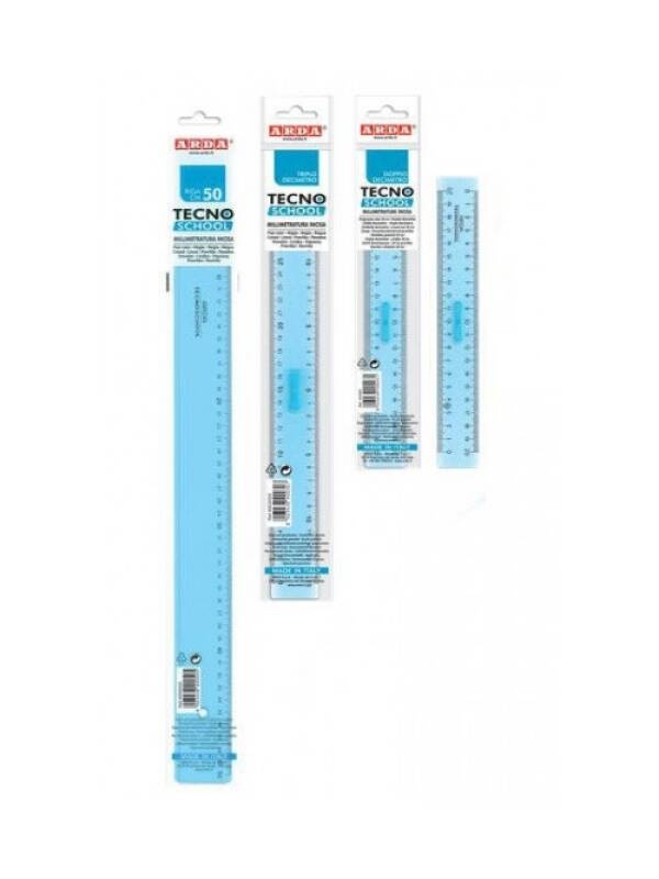 Rigla milimetrica Tecno School Arda (Marime: 20 cm)