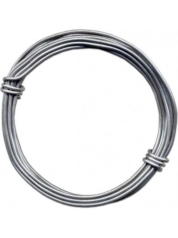 Sarma din aluminiu moale 2mm x 3m MEYCO (Culoare: Argintiu)