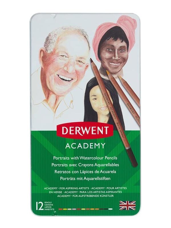 Set 12 creioane acurela Skintones Derwent Academy 2300386