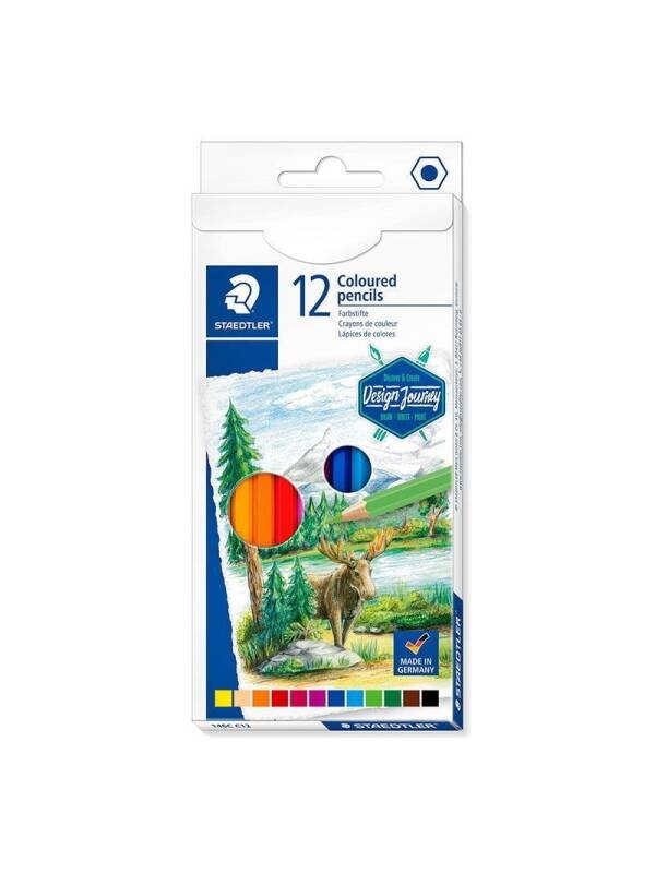 Set 12 creioane colorate Design Journey 146C Staedtler 146CC12