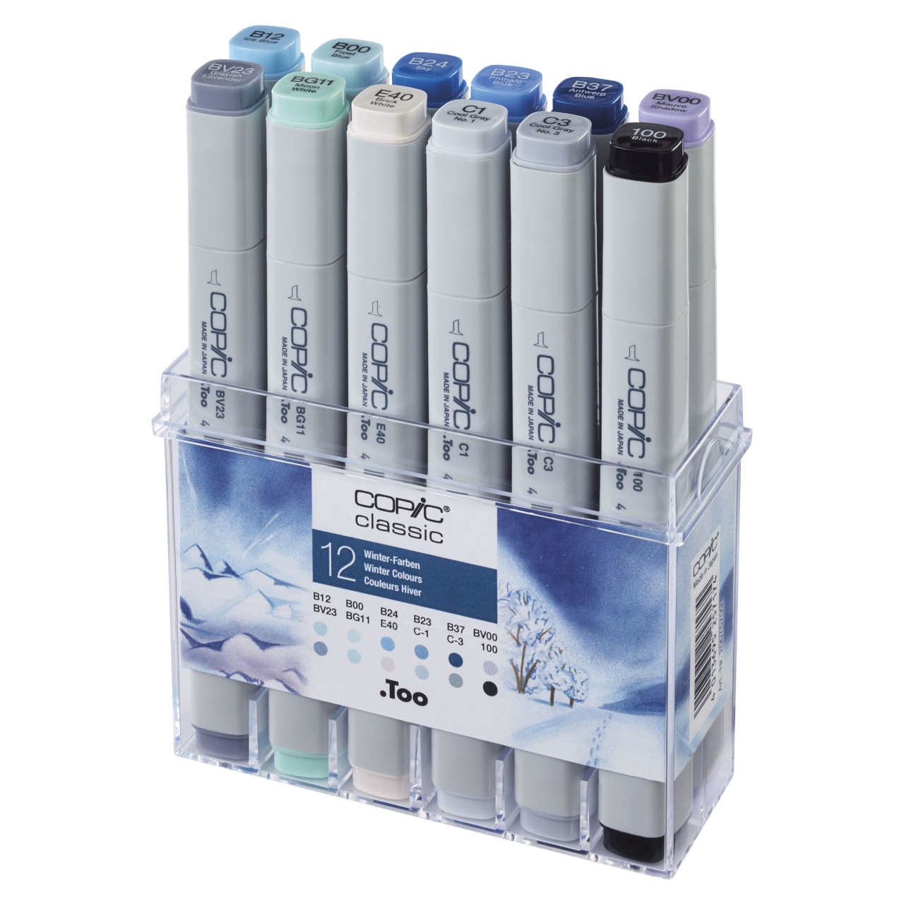 Set 12 Markere Copic Classic Winter Colors 20075709