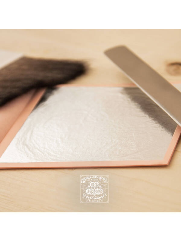 Set 25 foite argint pur 9.5 x 9.5 cm, fara transfer Giusto Manetti 2ZAA28