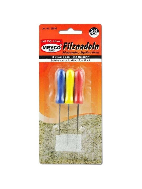 Set 3 ace pentru tehnica filz 65090 Meyco