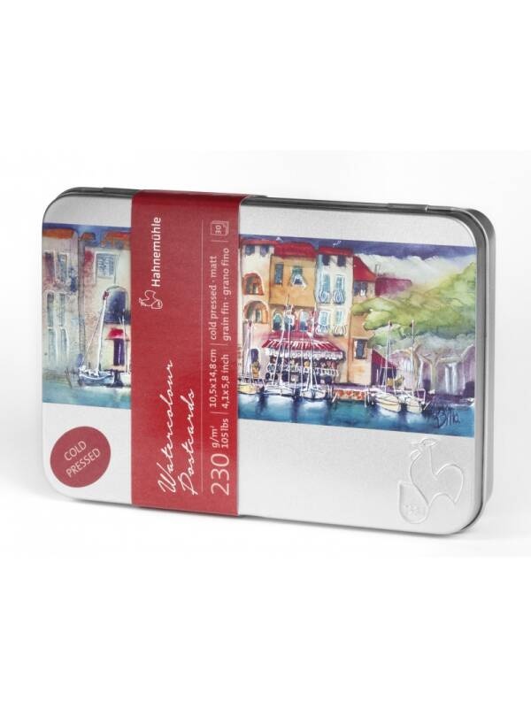 Set 30 carti postale 10.4 x 15.3 cm in cutie metalica Hahnemuhle