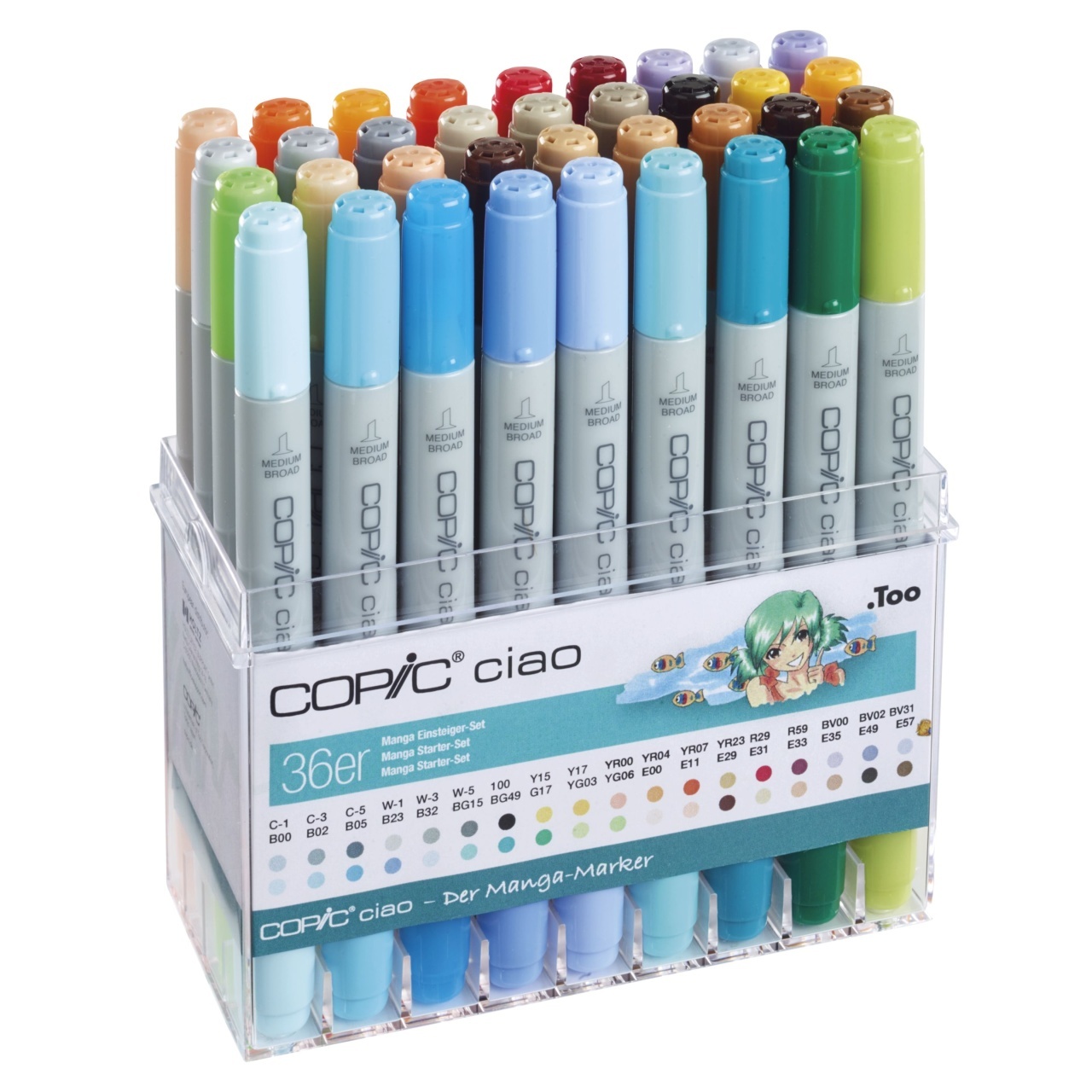 Set 36 Markere Manga Starter Copic Ciao 22075715