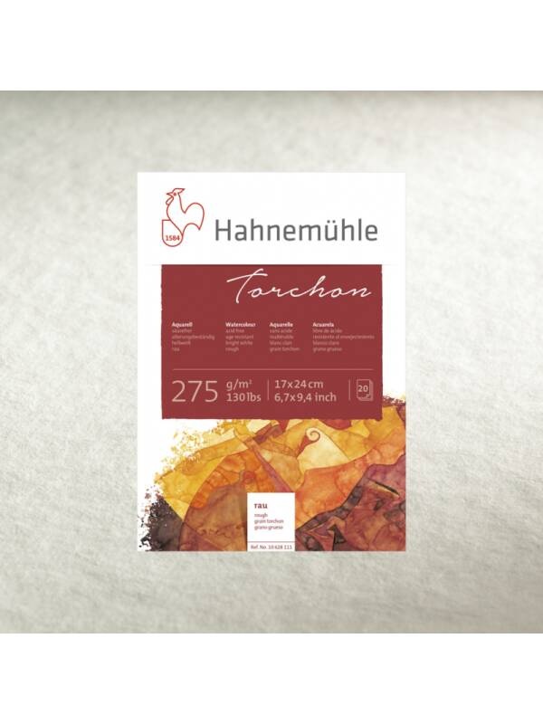 Bloc acuarela 20 F 275 g/mp Torchon Hahnemuhle (Marime: 24 X 32 cm)