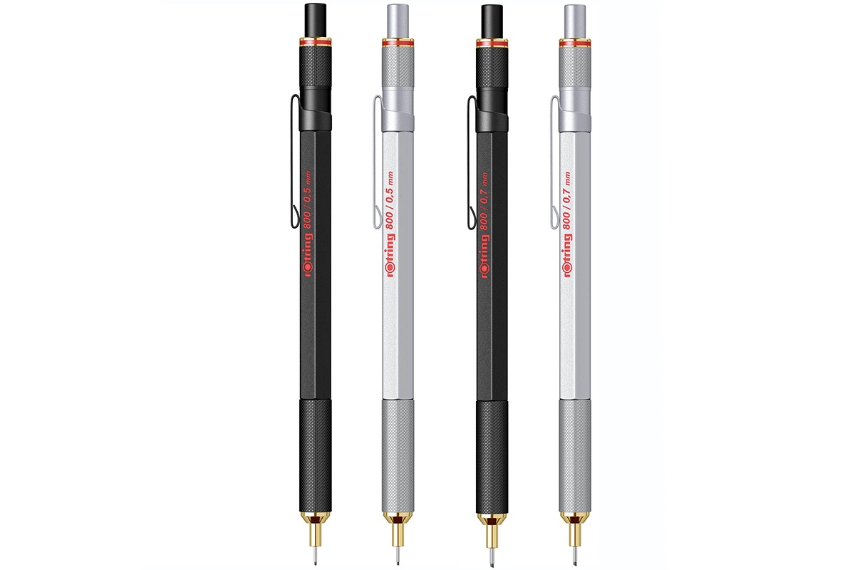 Creion mecanic Rotring 800 (Marime Rotring: 0.70 mm Negru)