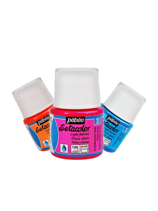 Culori pentru textile Setacolor Light Fabrics Pebeo, 45ml (Culoare: 202 Glitter Emerald)