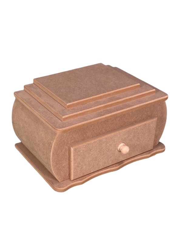 Cutie din MDF cu sertar Ilyas KT 104