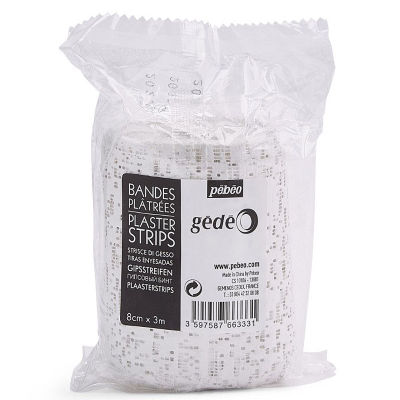 Fese gipsate 8cm x 3 m Pebeo