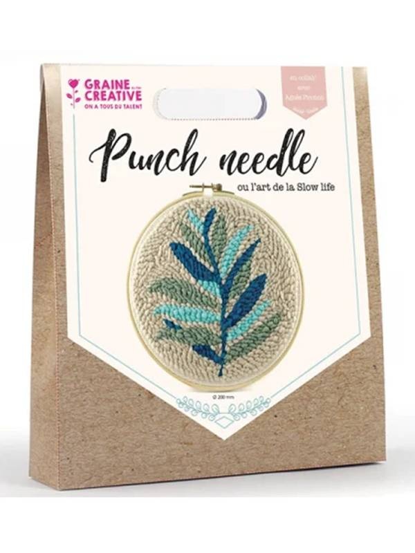 Kit broderie frunza 20cm Graine Creative 420205