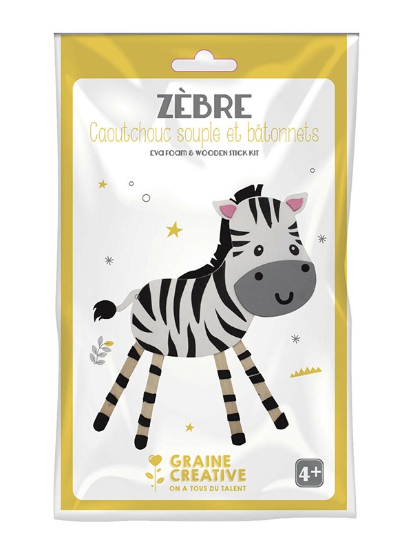 Kit creativ Zebra Graine Creative 750724
