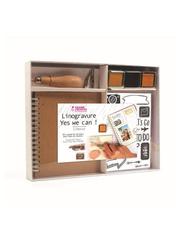 Kit linogravura pentru stampile Graine Creative 264852
