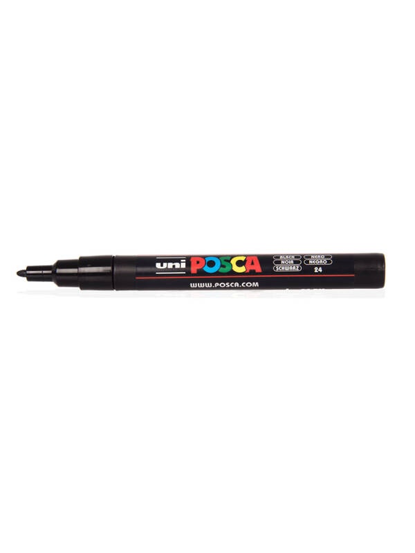 Marker Uni Posca 0.9 - 1.3 mm PC-3M (Culoare: glitter light blue)
