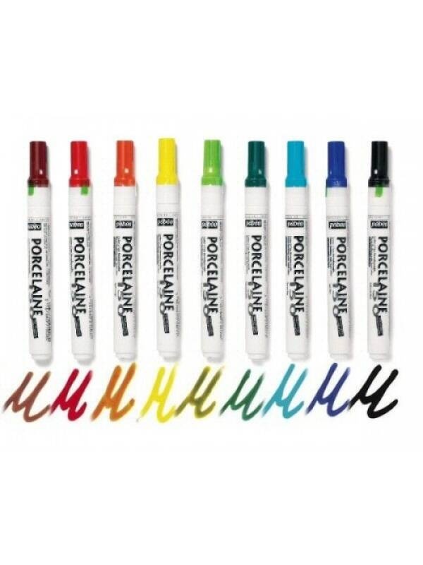 Markere pentru portelan Porcelaine 150 Pebeo - Varf Normal 1.2 mm (Culoare: Agate Orange 02)