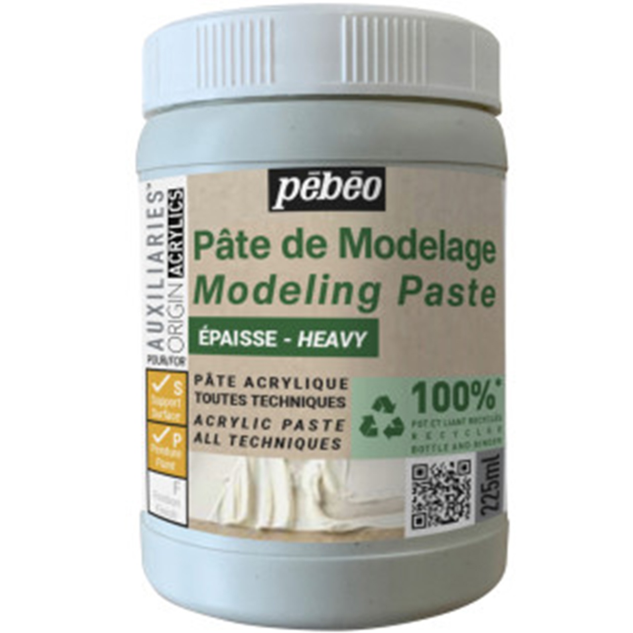 Modeling paste Heavy 225ml Studio Green Pebeo 818673