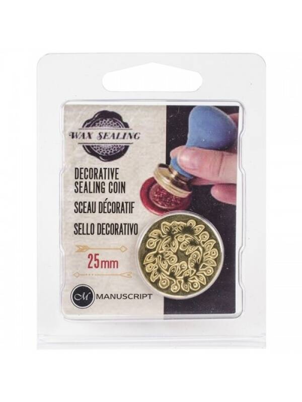 Monede sigiliu 25mm Manuscript (Marime: MSH738MAND, mandala)